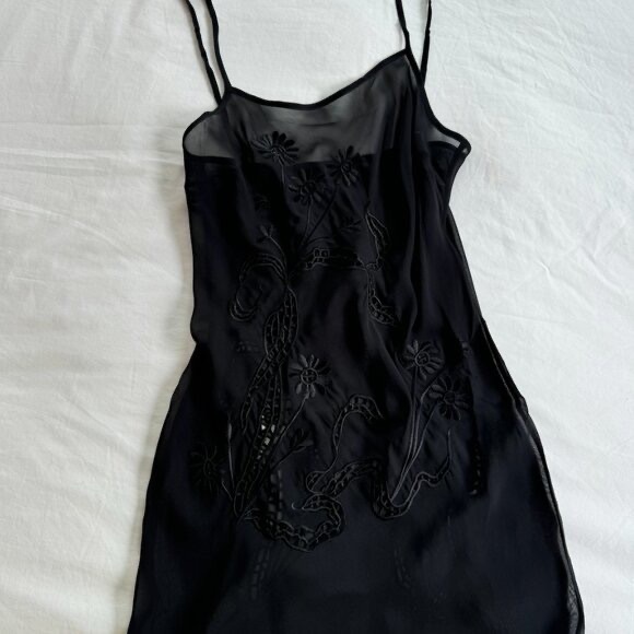 Realisation par the aurora silk dress sheer maxi dress - Picture 3 of 5